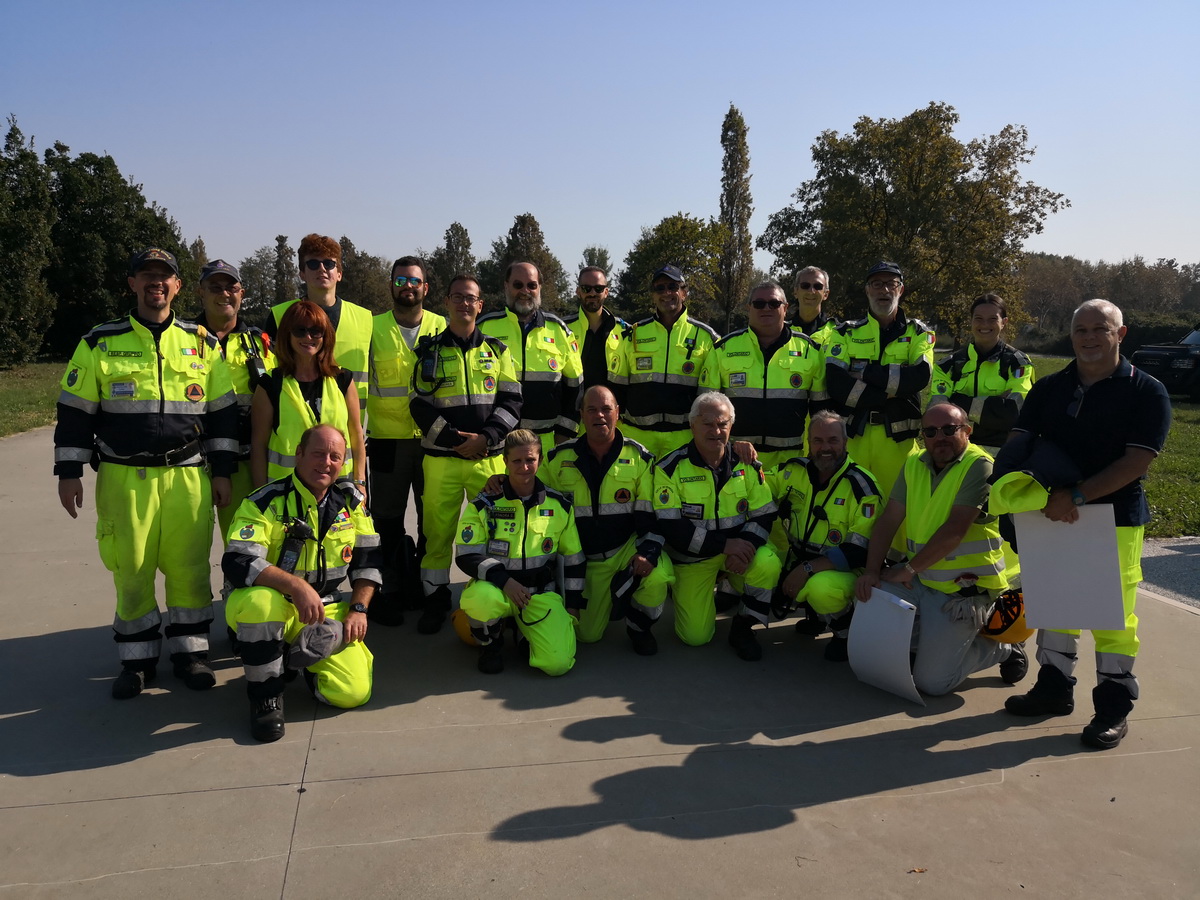 Foto di gruppo del gruppo Protezione Civile Venezia Città d'Acqua e Arte - ©2018